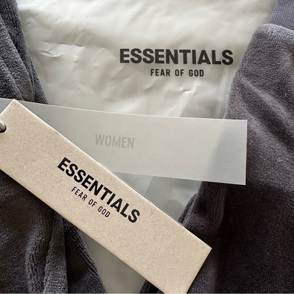 NWT: Fear of God Essentials Velour Lounge Pants | small - Picture 2 of 10